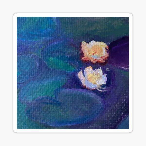 Monet’s Water Lilies (Lexie’s Version) Sticker