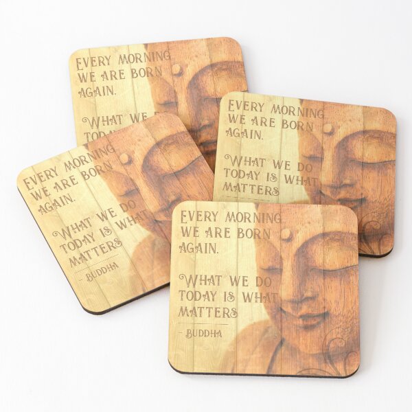 Item preview, Calming Peaceful Born Again Buddha Statue Texture Print designed and sold by HotHibiscus.