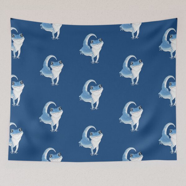 Item preview, Happy Blue Lizard designed and sold by Bluelizardcanva.