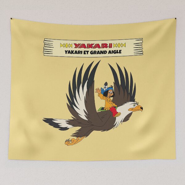 Item preview, Yakari Et Grand Aigle advanture funny tee designed and sold by quickkaart.