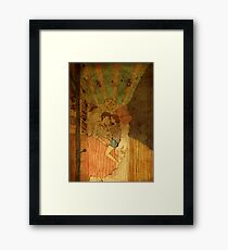 Even when the morning sun comes up Framed Print