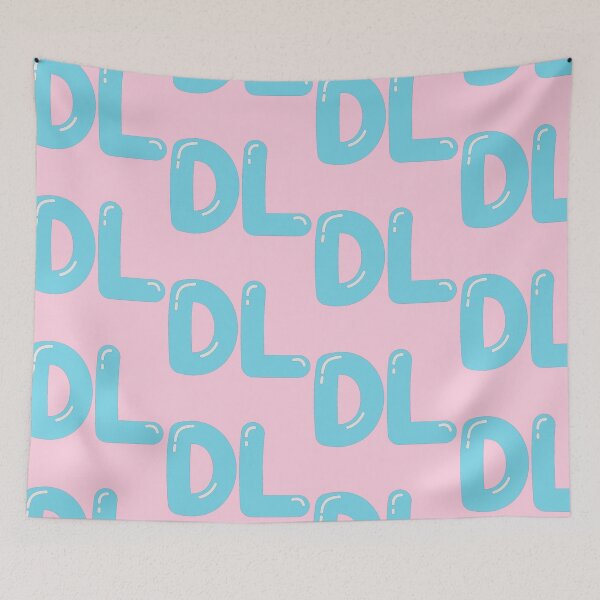 Item preview, DL logo - Candy blue designed and sold by DF3.