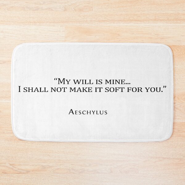 Item preview, Aeschylus Will Quote Typography designed and sold by V0IDRACE.