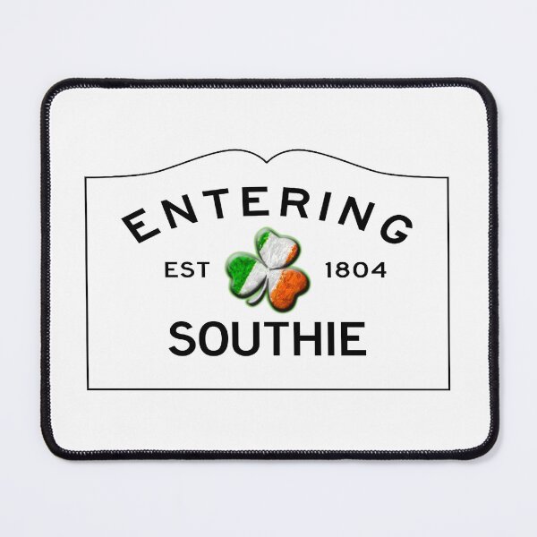 Item preview, Entering Southie Road Sign - South Boston, Massachusetts designed and sold by SouthShorePics.