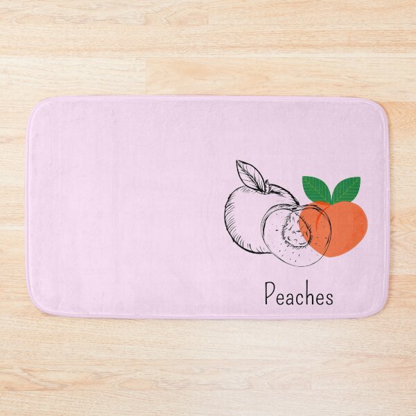 Item preview, peaches designed and sold by OneVibes.