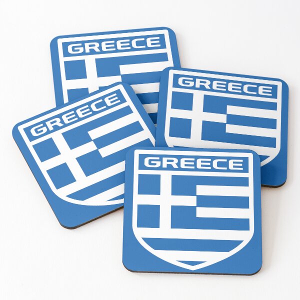 Item preview, Greece Flag Badge designed and sold by Cestus.