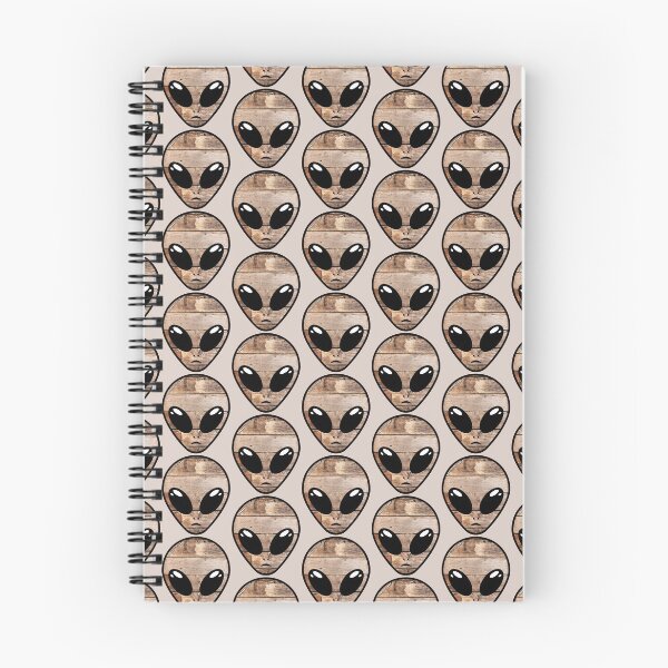 Item preview, Alien head - Old Wood skin designed and sold by AreaStickers.