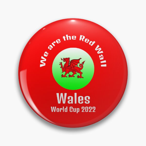 Artikelvorschau, Wales World Cup 2022 rote Wand entworfen und verkauft von Aurorapod.