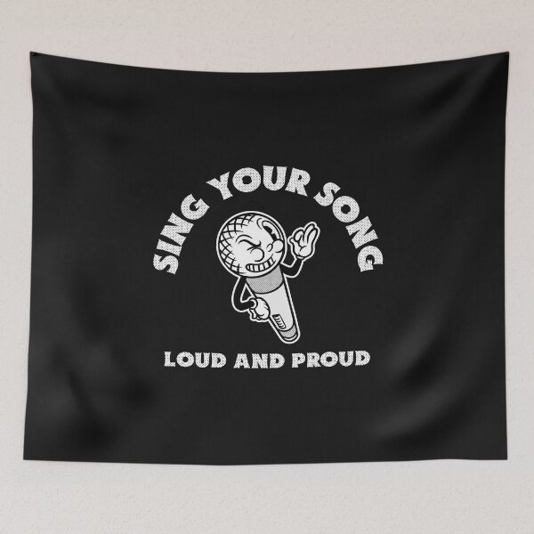 Item preview, Sing Your Song Loud and Proud designed and sold by Salimah Haji.