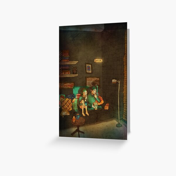 Movie night Greeting Card