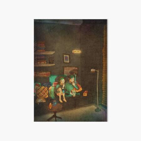 Movie night Art Board Print