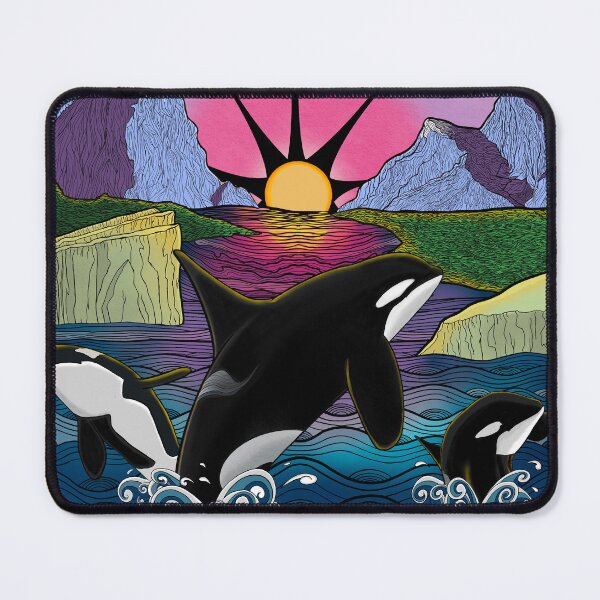 Item preview, Orcas in Alaska designed and sold by JulesOfTheSea21.