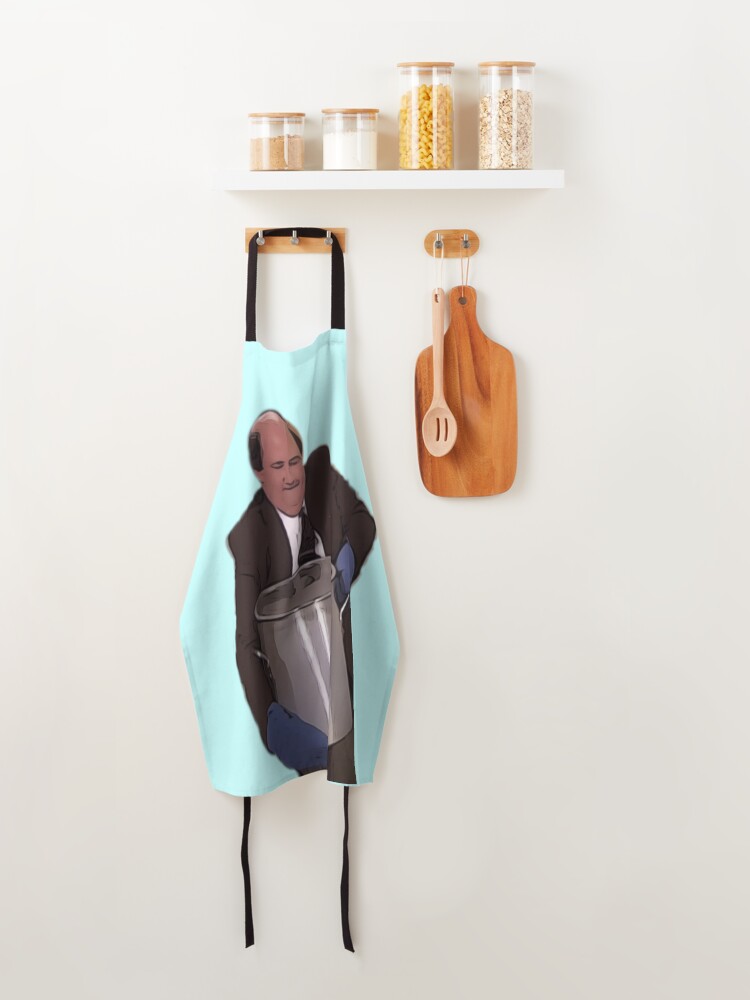 Alternate view of Binging with Babish: famous chili The Office us, digital artwork, Willow Days Apron