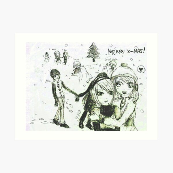Warmth of love Art Print
