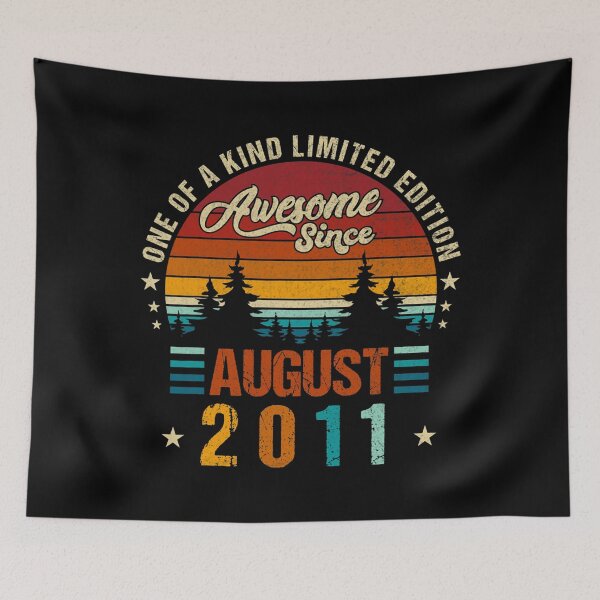 Item preview, Vintage 2011 Awesome Since august 2011 Limited Edition 11th designed and sold by tightpremium503.
