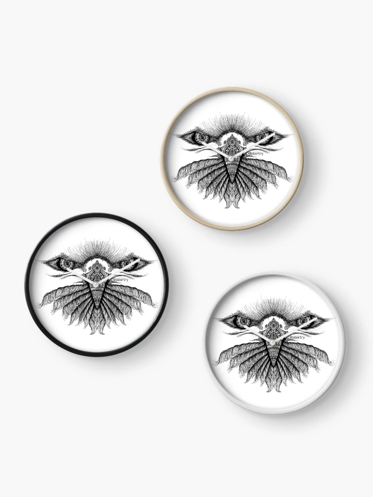 Thumbnail 3 of 4, Clock, Hawk Eye designed and sold by Labartry.