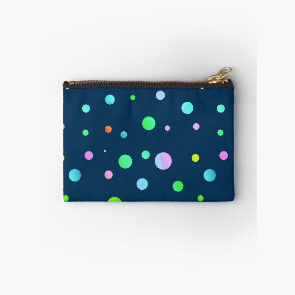 Item preview, colorful dots on blue | multicolor dots  designed and sold by lausn.