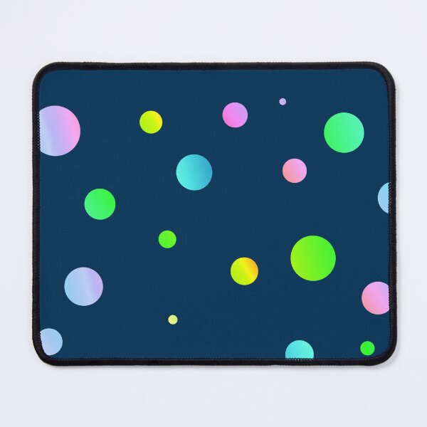 Item preview, colorful dots on blue | multicolor dots  designed and sold by lausn.