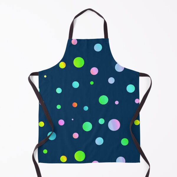 Item preview, colorful dots on blue | multicolor dots designed and sold by lausn.