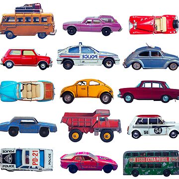 Classic toy cars store collection