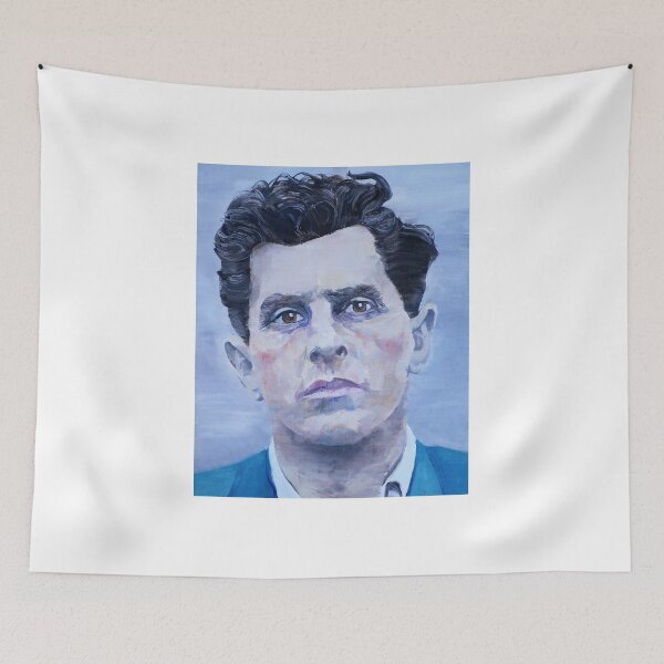 Item preview, LUDWIG WITTGENSTEIN - oil portrait designed and sold by lautir.