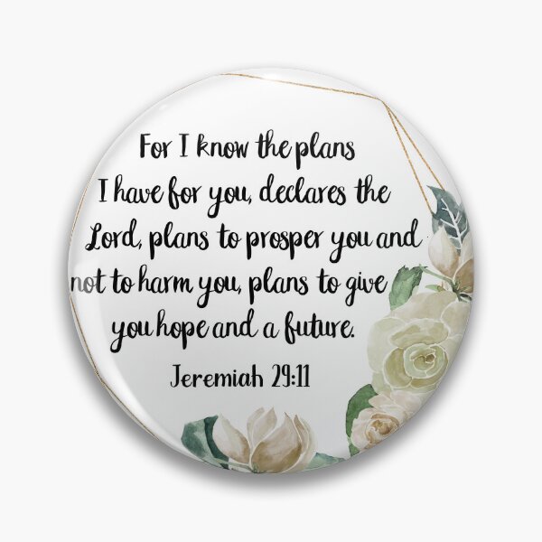 Item preview, Jeremiah 29:11 For I know the plans I have for you, Jeremiah Scripture, Bible Verse Art, Hope Wall Art, Christian Gifts, Printable Floral, Modern Scripture designed and sold by Dzhenka-Balimez.