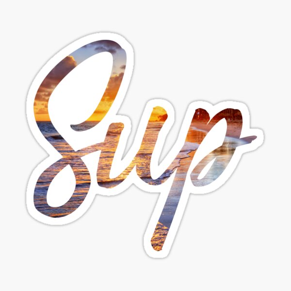 SUP Stand Up Paddle Boarding Surfing Sticker