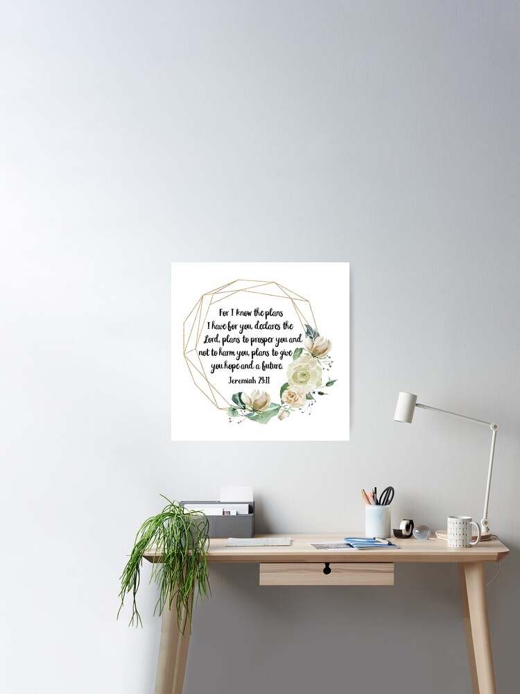 Gifts for Women Men Bible Verses Gifts Faith Christian Gifts Prayer Room  Decor for Office Desk Scripture Inspirational Home Decor(Floral)