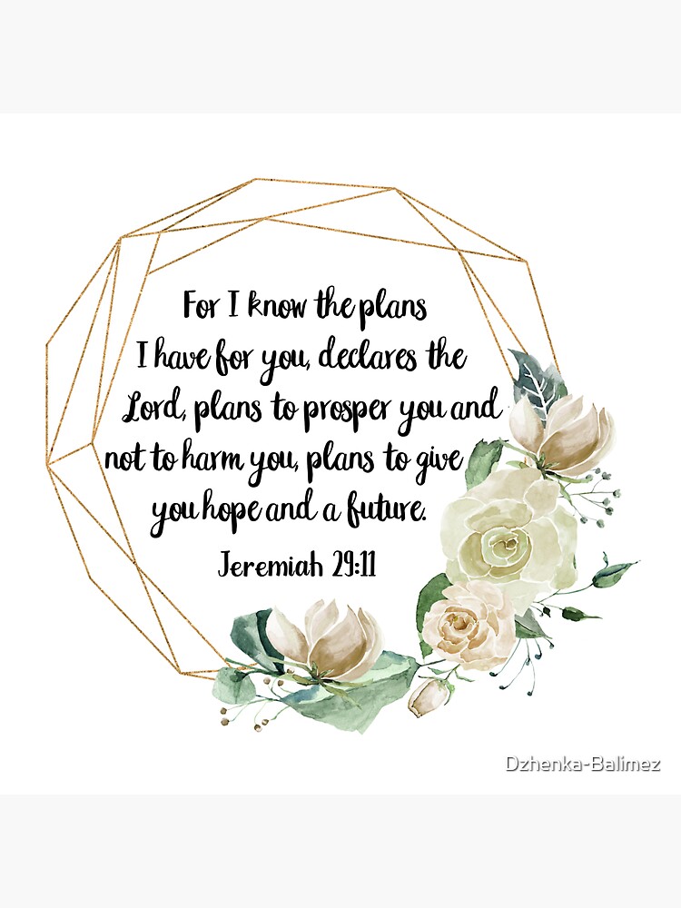 Bible verse wall art sign - For I know the plans 2024 - Jeremiah 29:11 - Scripture farmhouse sign - Christian wall art for home - Christian gift