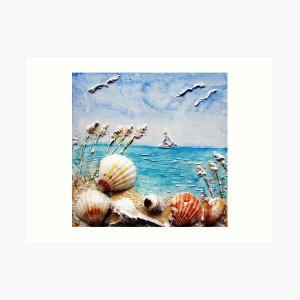Sculptured Shell Art Art Print