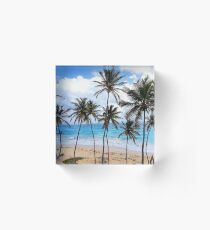 Bottom Bay Barbados Acrylic Block