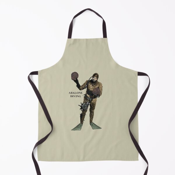 Item preview, Vintage Scuba Diving Professional Diver Holding Abalone URM designed and sold by urmaddad.