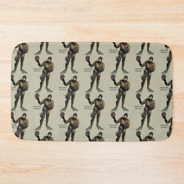Item preview, Vintage Scuba Diving Professional Diver Holding Abalone URM designed and sold by urmaddad.