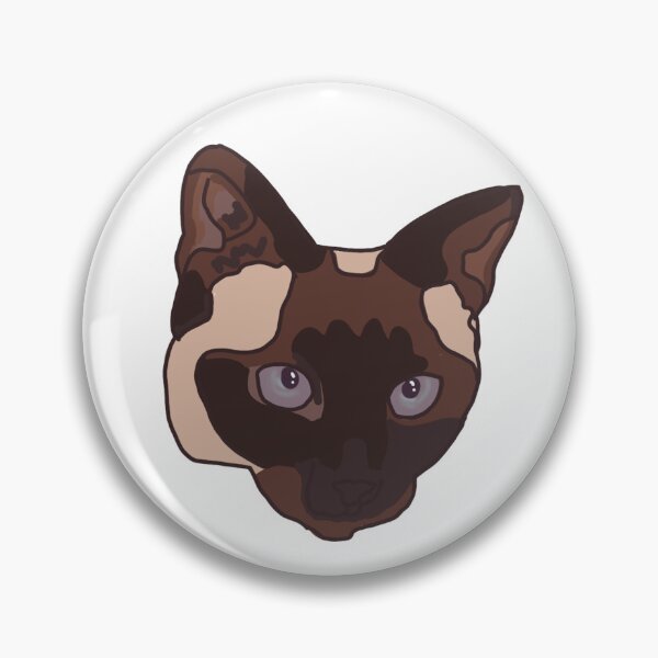 Item preview, Siamese Cat Pippa Cartoon designed and sold by Font and Flaura.