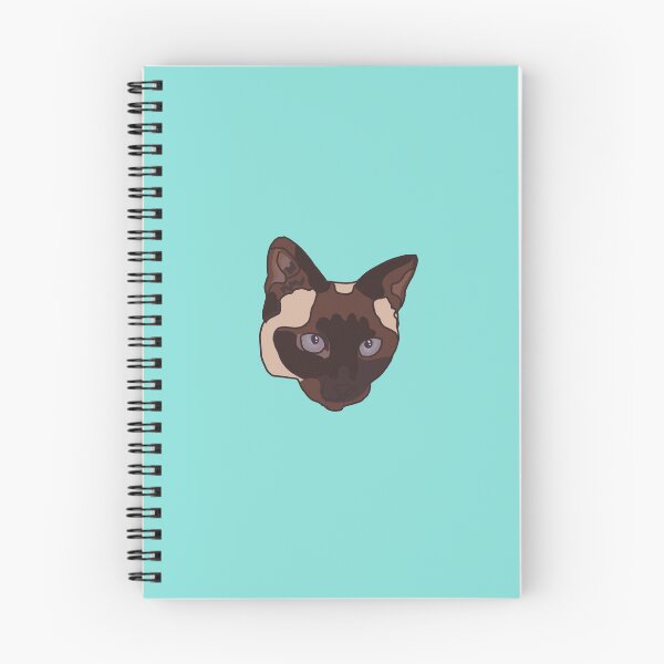 Item preview, Siamese Cat Pippa Cartoon designed and sold by Font and Flaura.