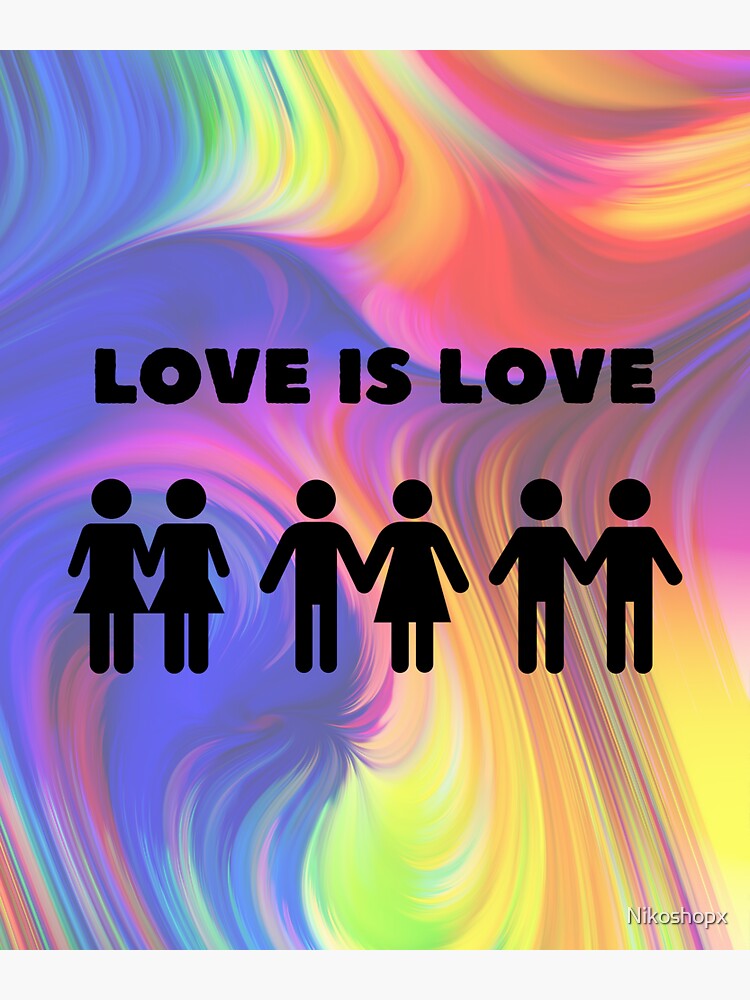 Love Is Love Gay Pride Month Lgbt Pansexual Rainbow Flag Sticker For Sale By Nikoshopx Redbubble 6040