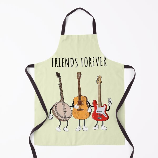 Item preview, String Instruments Friends Forever As Guitars And Banjo Buddies For Bass Player   designed and sold by Funwithmusic.