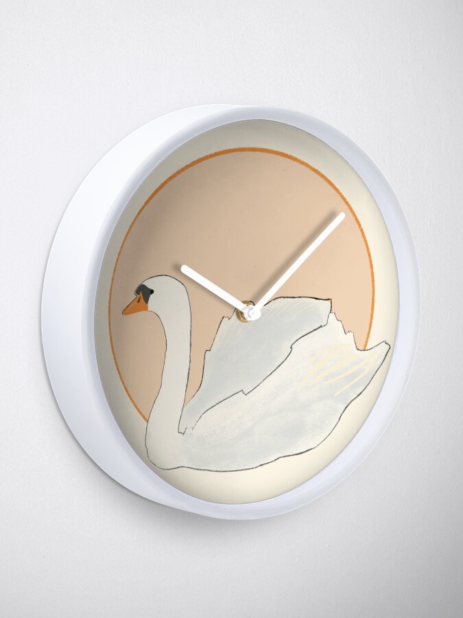 Imagen 1 de 4, Reloj con la obra Cisne, diseñada y vendida por LilyHofmann.