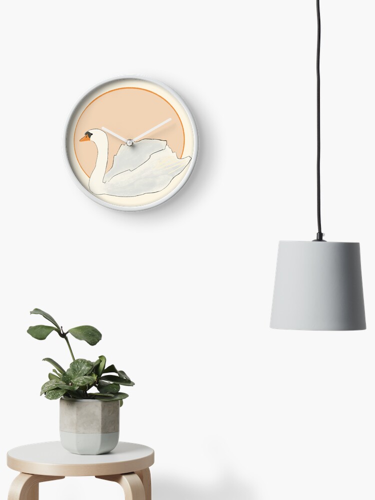 Imagen 2 de 4, Reloj con la obra Cisne, diseñada y vendida por LilyHofmann.