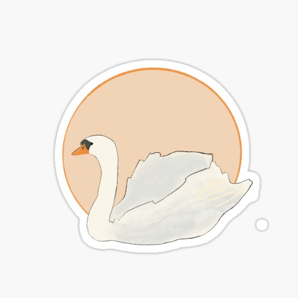 Cisne Pegatina