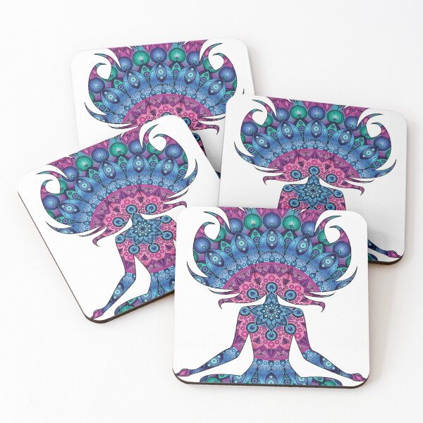 Item preview, Mandala Inspired Design in Colors #7 designed and sold by ZenDrawings.