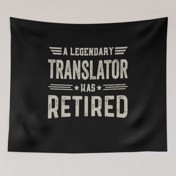 Item preview, The Legendary Translator Has Retired T Shirt, Translator Retirement Party Gift, Legend, Retiring Birthday Christmas Gift designed and sold by xlnv.