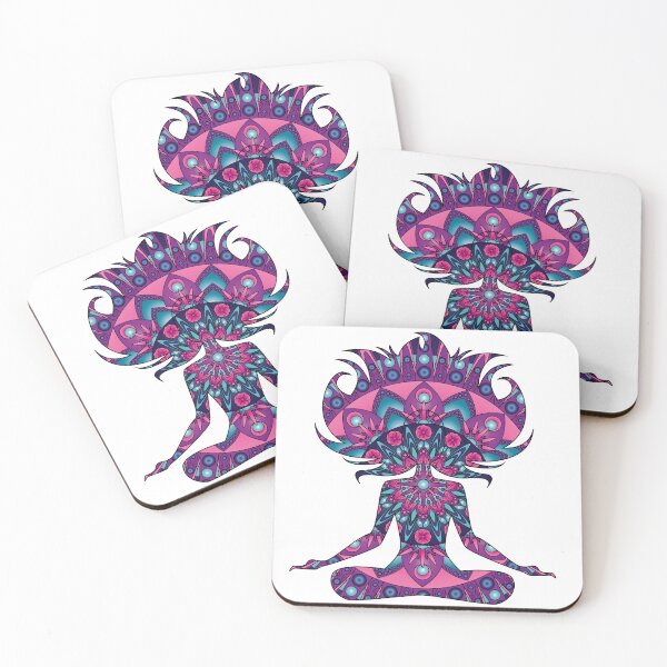 Item preview, Mandala Inspired Design in Colors #8 designed and sold by ZenDrawings.