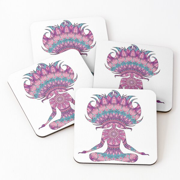 Item preview, Mandala Inspired Design in Colors #9 designed and sold by ZenDrawings.