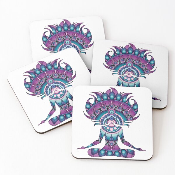 Item preview, Mandala Inspired Design in Colors #3 designed and sold by ZenDrawings.