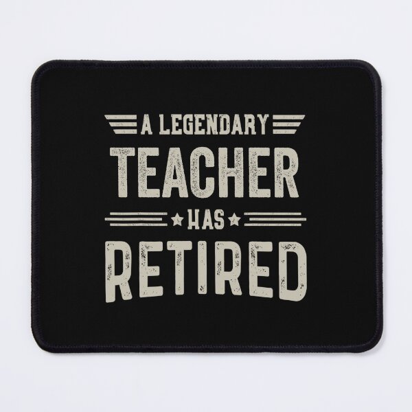 Item preview, The Legendary Teacher Has Retired T Shirt, Teacher Retirement Party Gift, Legend, Retiring Birthday Christmas Gift designed and sold by xlnv.