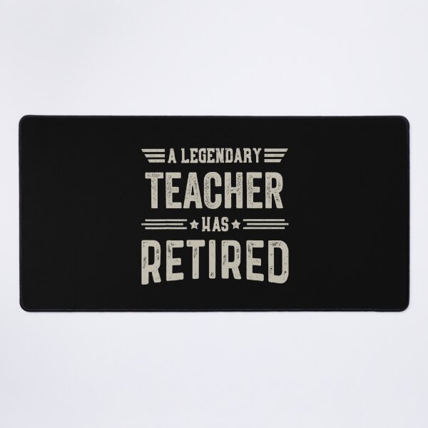 Item preview, The Legendary Teacher Has Retired T Shirt, Teacher Retirement Party Gift, Legend, Retiring Birthday Christmas Gift designed and sold by xlnv.