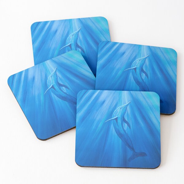 Artikelvorschau, Dolphin in blue entworfen und verkauft von Kissart.