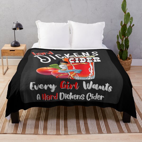 Item preview, Hard Dickens Cider Funny Girl Whiskey And Beer Apple Humor designed and sold by pleasingvaultin.