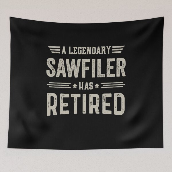 Item preview, El legendario Sawfiler se ha retirado camiseta, regalo de fiesta de jubilación de Sawfiler, leyenda, regalo de Navidad de cumpleaños de jubilación designed and sold by xlnv.